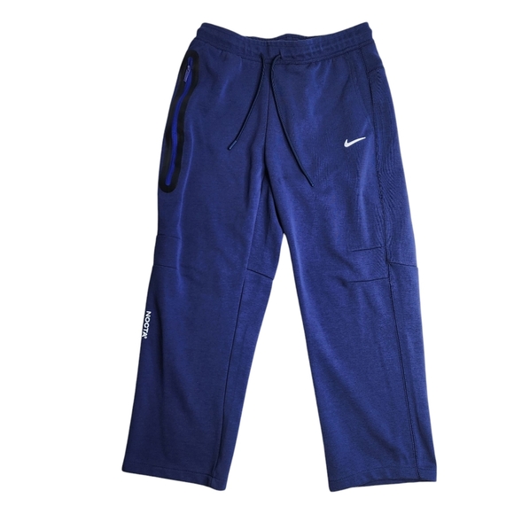 Nike x Drake Nocta Zip Tech Fleece Pants Navy Blue Size Large - Picture 1 of 16